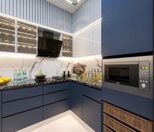 U-Shape Kitchen Delhi Make Point