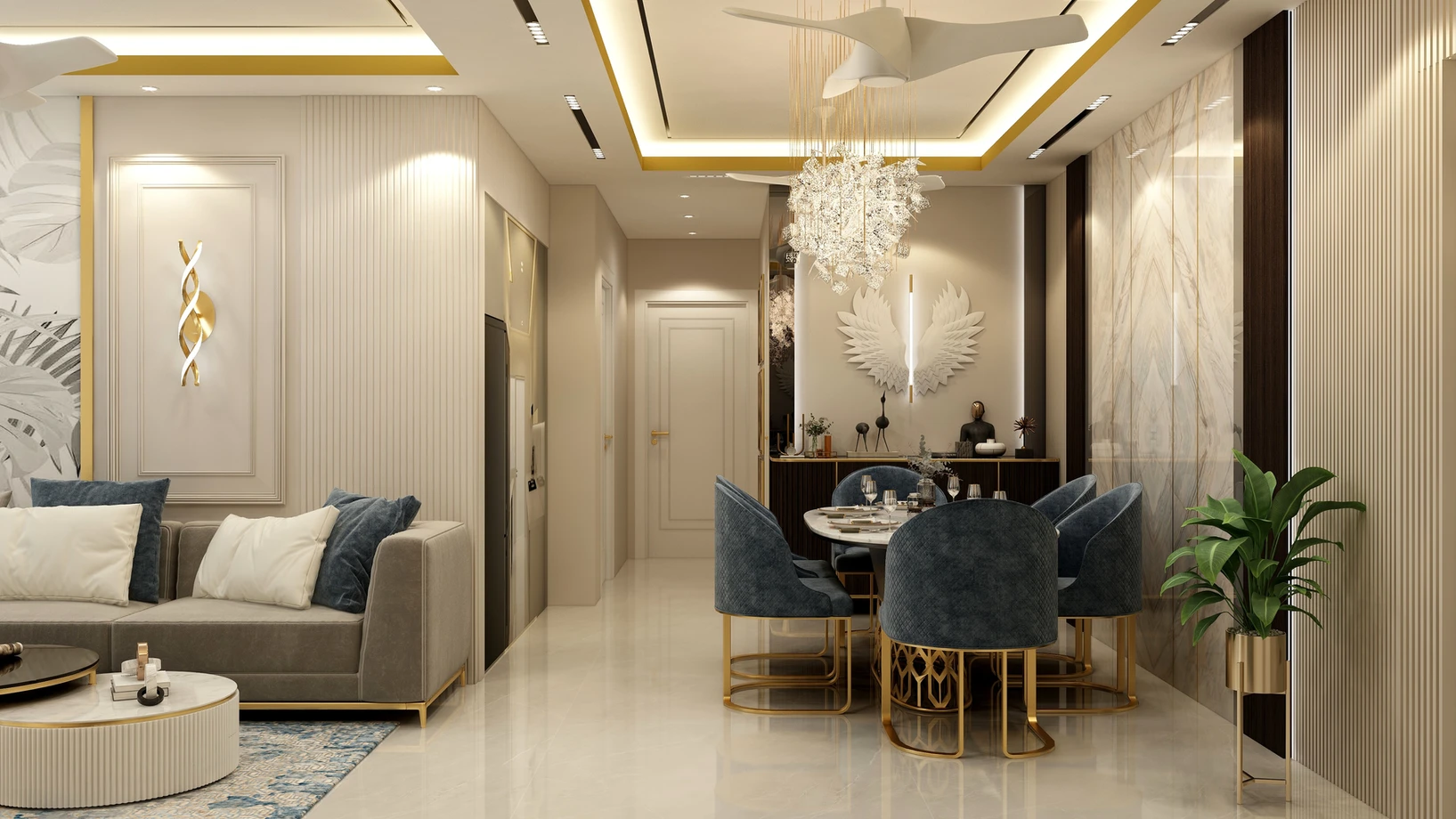 Dining Area Interior Design Delhi